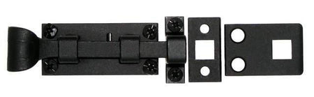 Acorn ALABP: 2-1/4" Square Bolt - Black Smooth Forged Iron