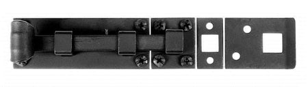 Acorn ALDBP: 6" Square Bolt - Black Smooth Forged Iron