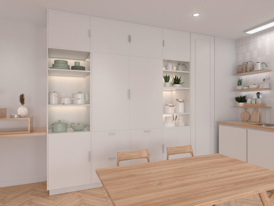 Sugatsune ALT-ST15-D360M-28: Inset Soft-Close Pocket Door System Kit with 28" Slides