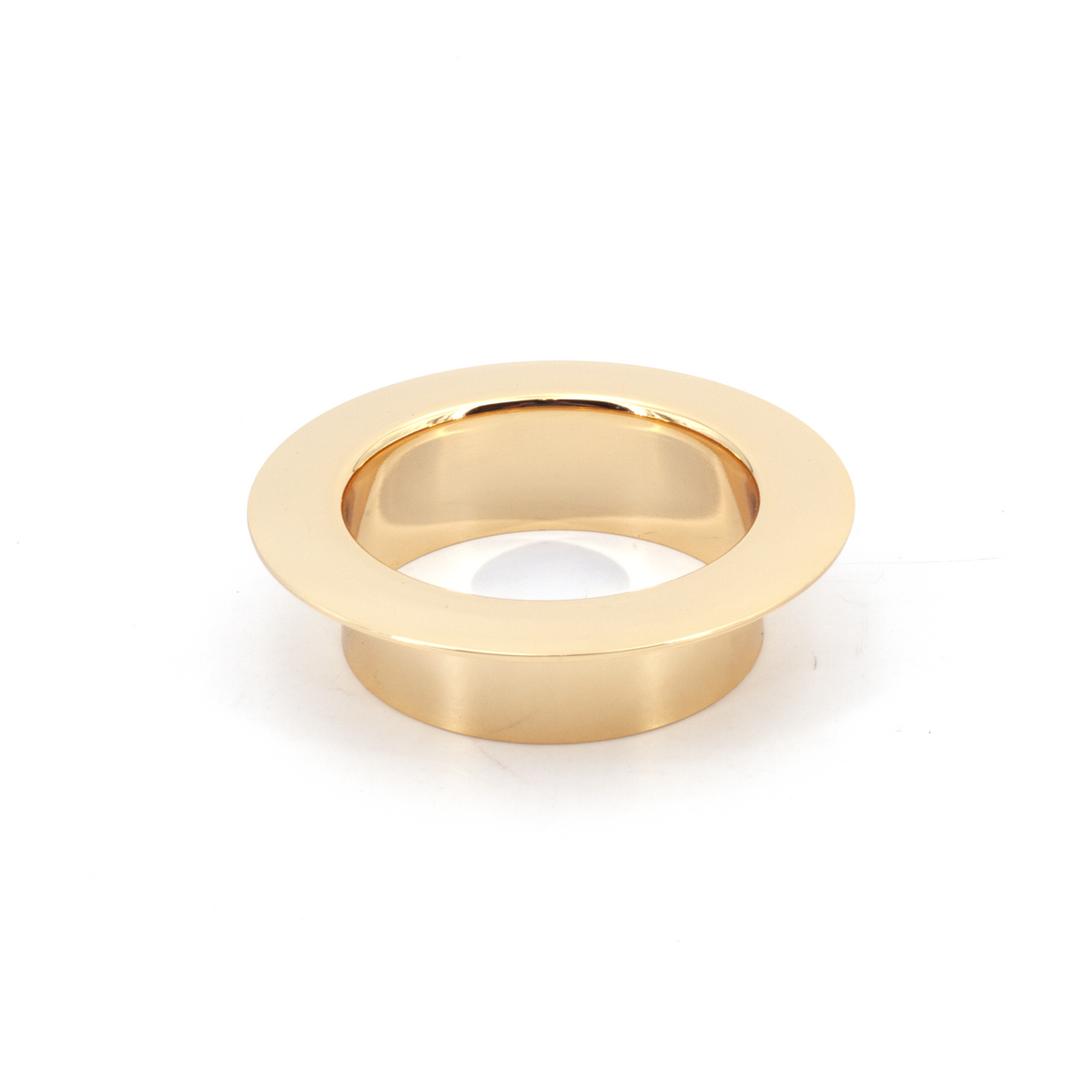 Sugatsune AN-LH005-GP: 82mm Round Multi-Purpose Grommet w/22mm Flange - Gold