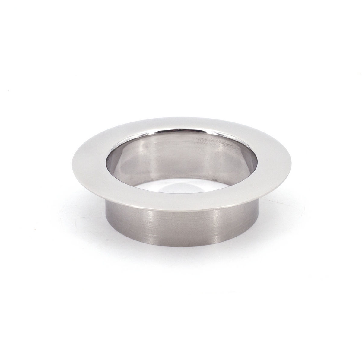 Sugatsune AN-LH005-MR: 82mm Round Multi-Purpose Grommet w/22mm Flange - Mirror Stainless Steel