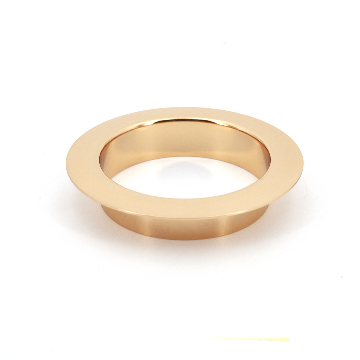 Sugatsune AN-LH008-GP: 112mm Round Multi-Purpose Grommet w/22mm Flange - Gold