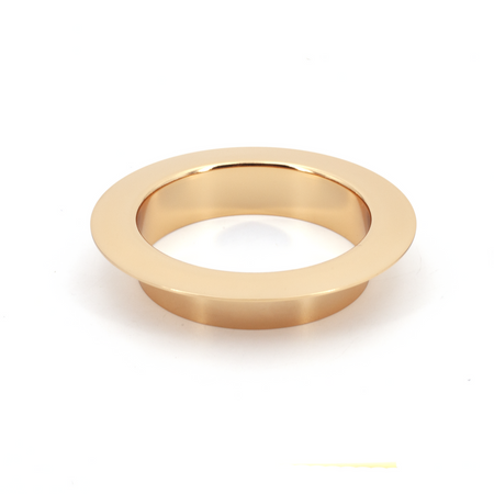 Sugatsune AN-LH008-GP: 112mm Round Multi-Purpose Grommet w/22mm Flange - Gold