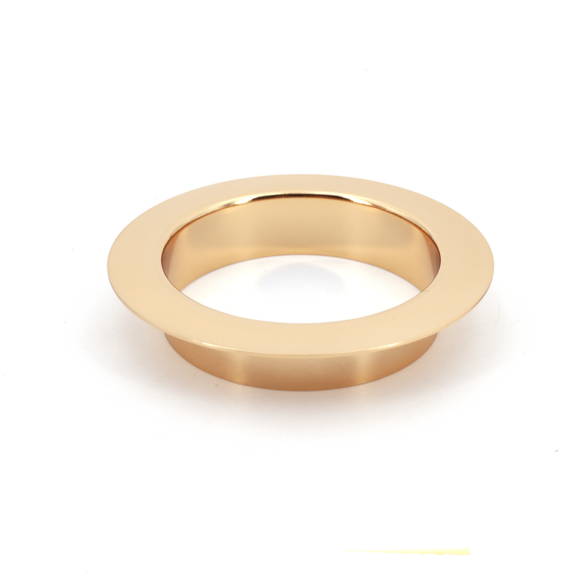 Sugatsune AN-LH008-GP: 112mm Round Multi-Purpose Grommet w/22mm Flange - Gold