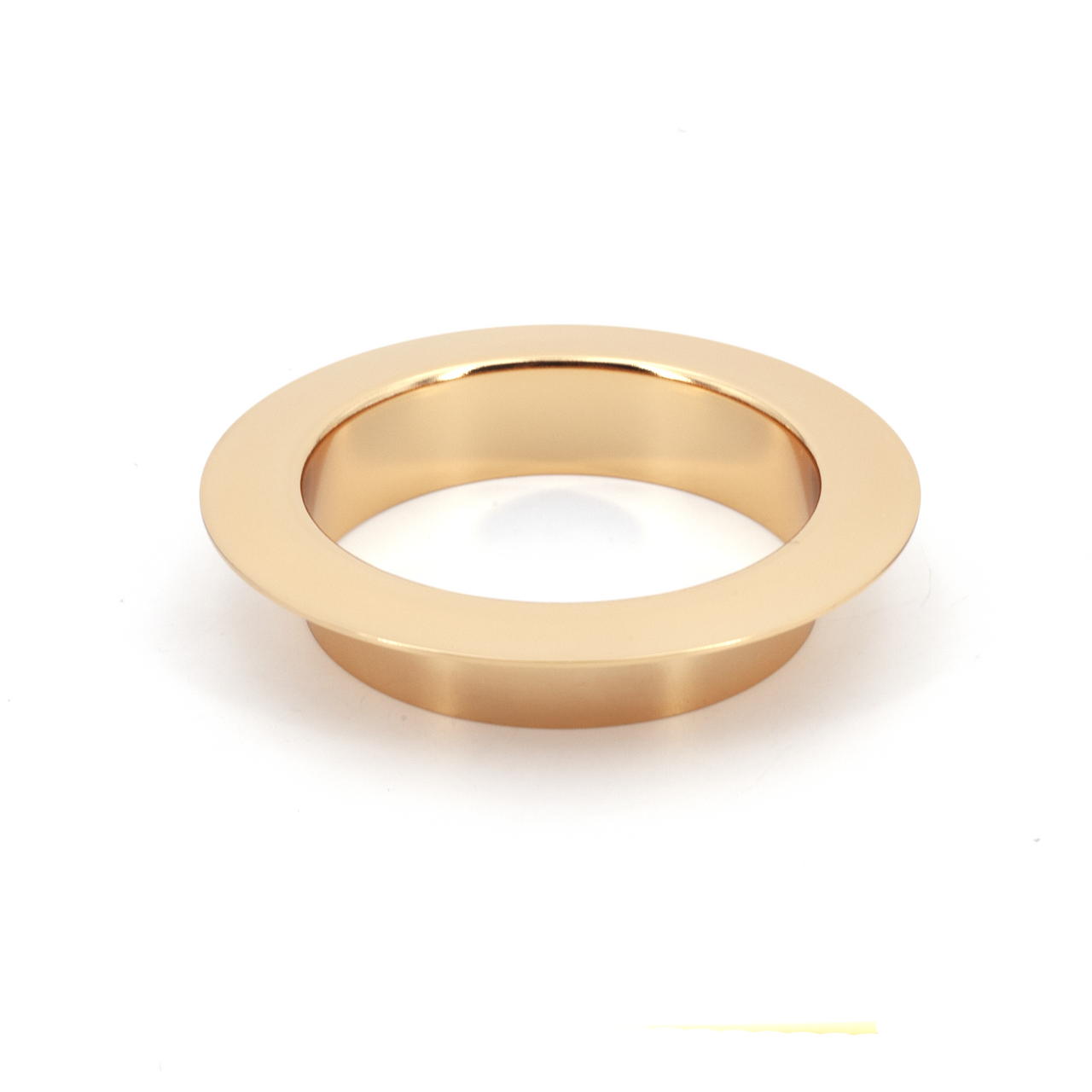 Sugatsune AN-LH008-GP: 112mm Round Multi-Purpose Grommet w/22mm Flange - Gold
