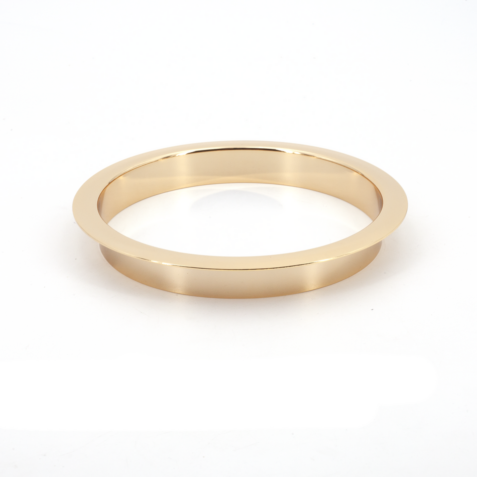 Sugatsune AN-LH015-GP: 170mm Round Multi-Purpose Grommet w/22mm Flange - Gold