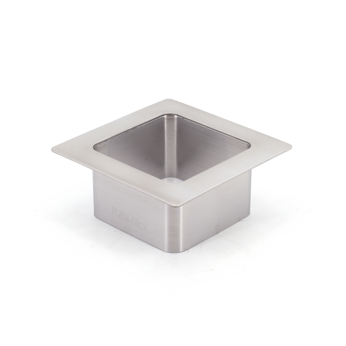 Sugatsune AN-KH005-HL: 82mm Square Multi-Purpose Grommet - Satin Stainless Steel