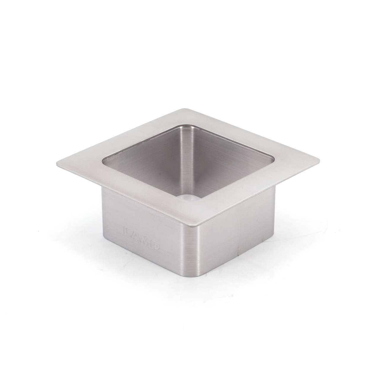 Sugatsune AN-KH005-HL: 82mm Square Multi-Purpose Grommet - Satin Stainless Steel