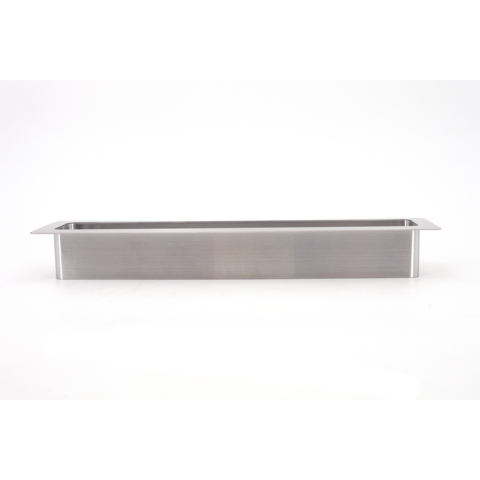 Sugatsune AN-SH026-HL: 283mm Rectangle Multiple-Purpose Grommet - Satin Stainless Steel