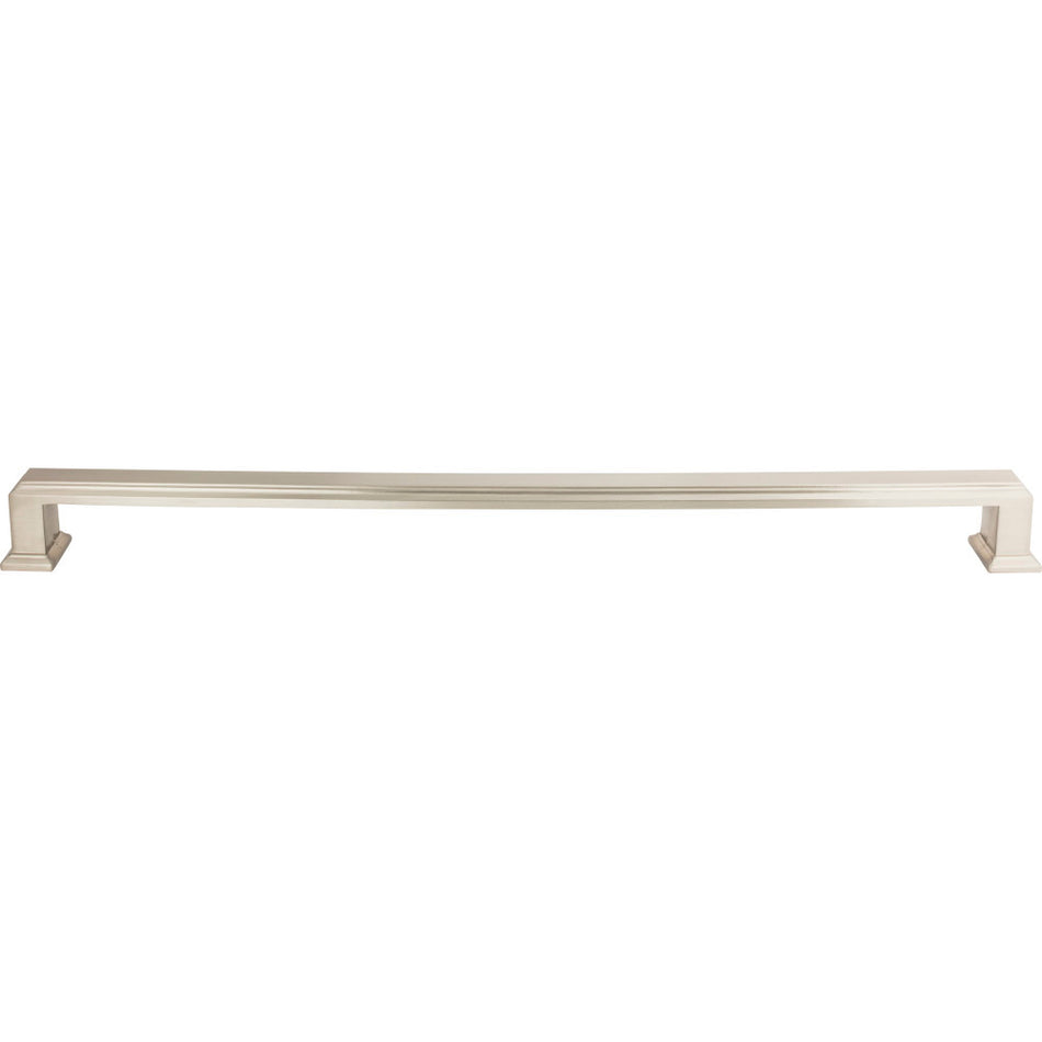 Atlas AP10-BRN: 18" cc Sutton Place Appliance Pull - Brushed Nickel