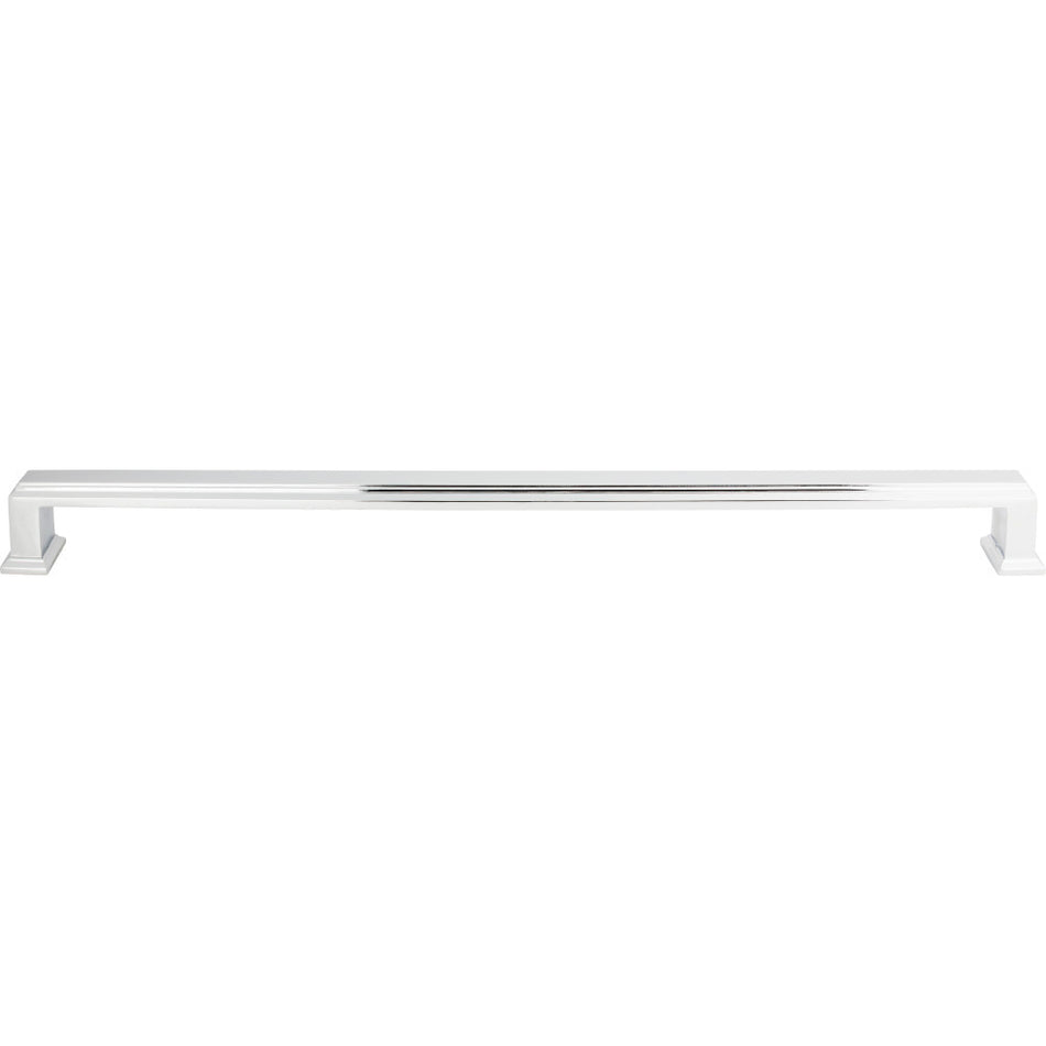 Atlas AP10-CH: 18" cc Sutton Place Appliance Pull - Polished Chrome