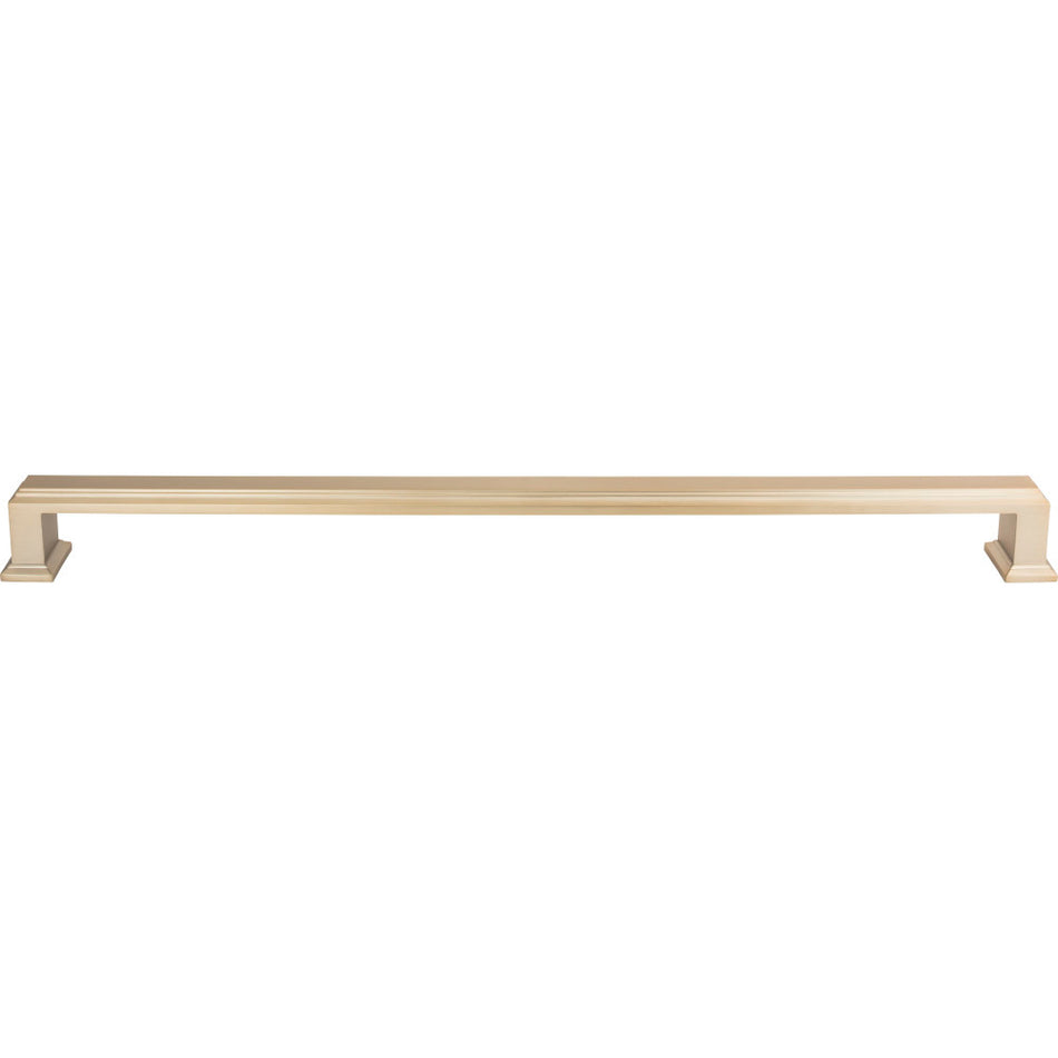 Atlas AP10-CM: 18" cc Sutton Place Appliance Pull - Champagne