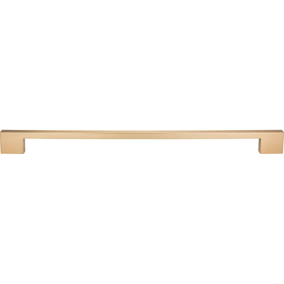 Atlas AP12-CM: 18" cc Thin Square Appliance Pull - Champagne