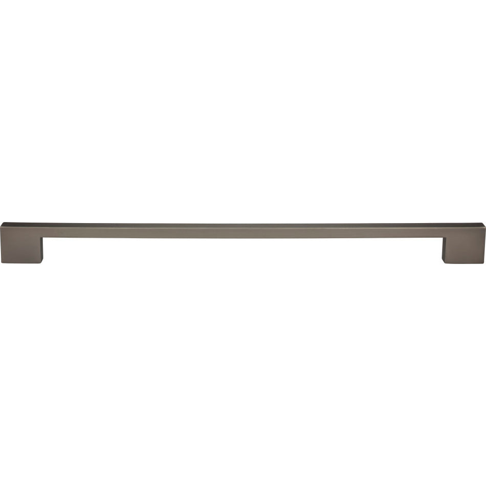 Atlas AP12-SL: 18" cc Thin Square Appliance Pull - Slate
