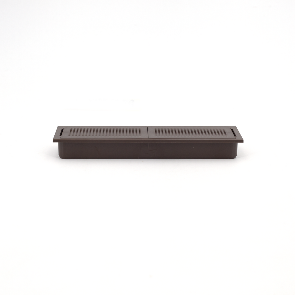 Sugatsune APK-KHA152P-BR: 152mm x 42mm Rectangular Ventilator - Brown