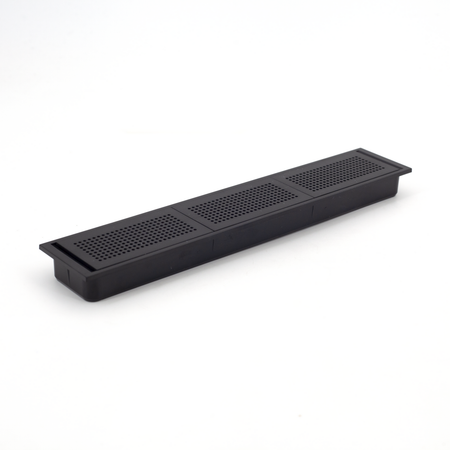 Sugatsune APK-KHA226P-BL: 226mm x 42mm Rectangular Ventilator - Black