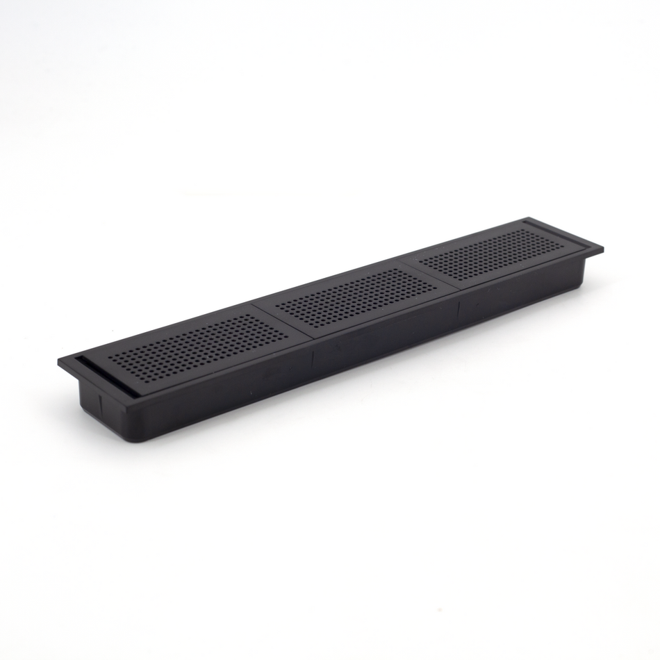 Sugatsune APK-KHA226P-BL: 226mm x 42mm Rectangular Ventilator - Black