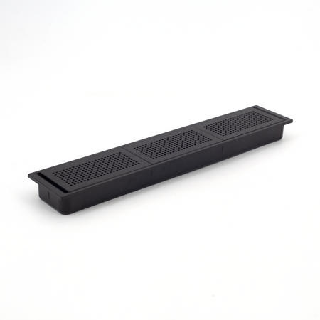 Sugatsune APK-KHA226P-BL: 226mm x 42mm Rectangular Ventilator - Black