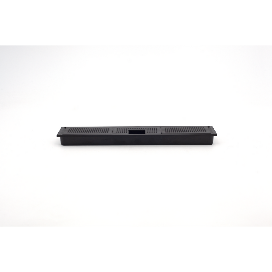 Sugatsune APK-KHW226P-BL: 226mm x 42mm Rectangular Ventilator - Black