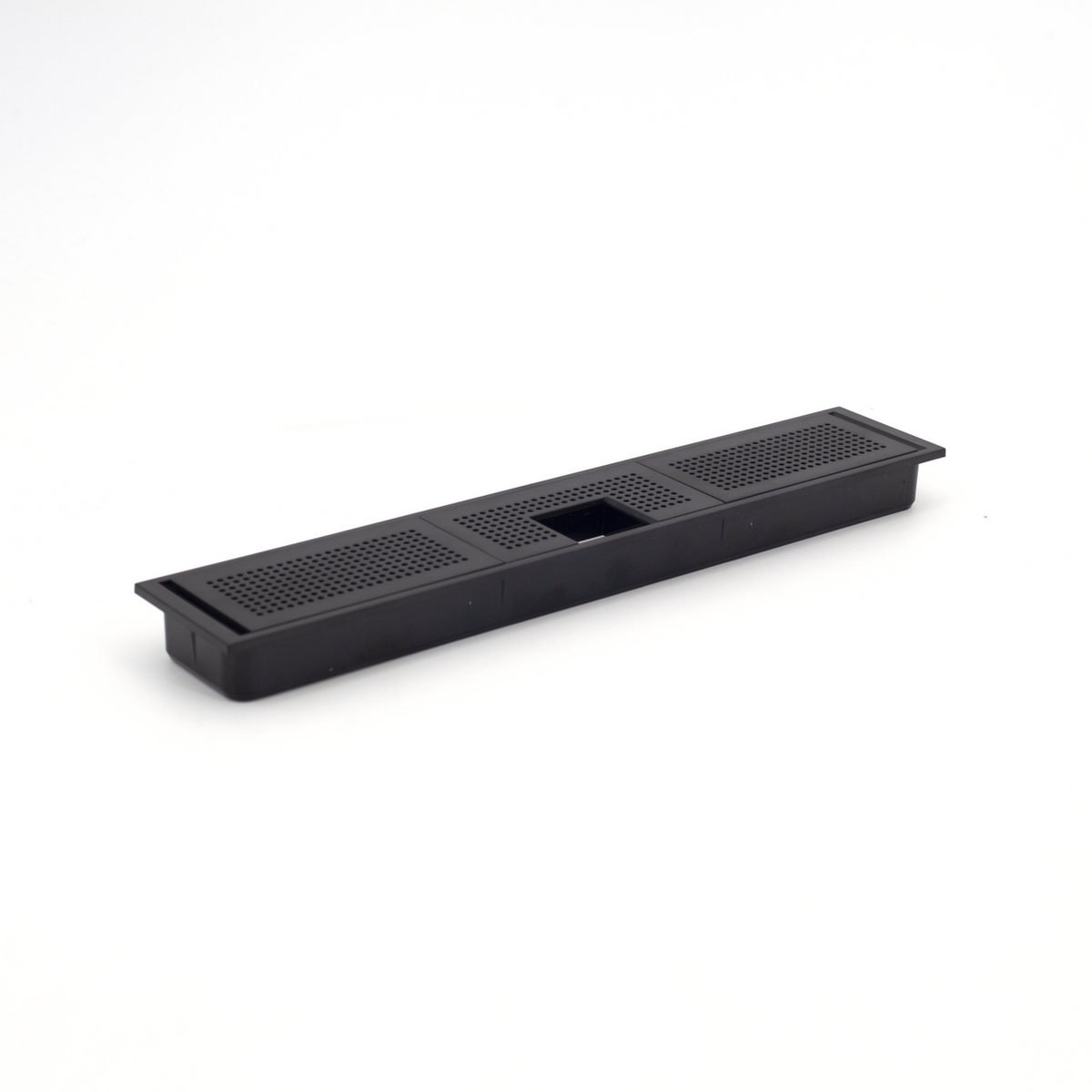 Sugatsune APK-KHW226P-BL: 226mm x 42mm Rectangular Ventilator - Black