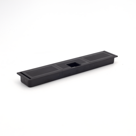 Sugatsune APK-KHW226P-BL: 226mm x 42mm Rectangular Ventilator - Black
