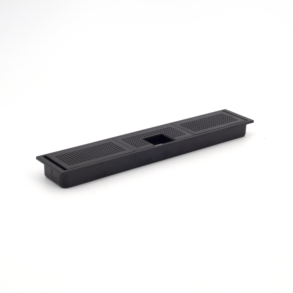 Sugatsune APK-KHW226P-BL: 226mm x 42mm Rectangular Ventilator - Black
