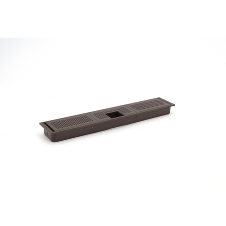 Sugatsune APK-KHW226P-BR: 226mm x 42mm Rectangular Ventilator - Brown