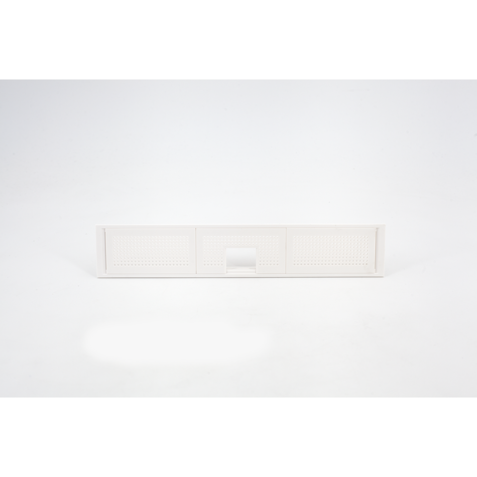 Sugatsune APK-KHW226P-WT: 226mm x 42mm Rectangular Ventilator - White