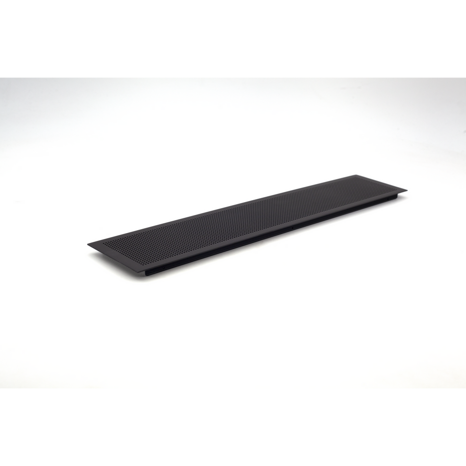 Sugatsune APK-K400AW-BL: 400mm x 80mm Rectangular Ventilator - Black