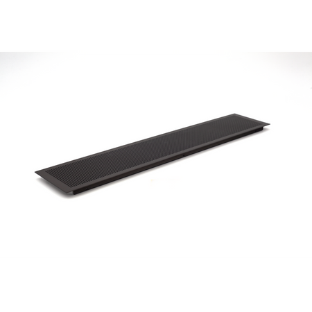 Sugatsune APK-K400AW-DBR: 400mm x 80mm Rectangular Ventilator - Dark Brown