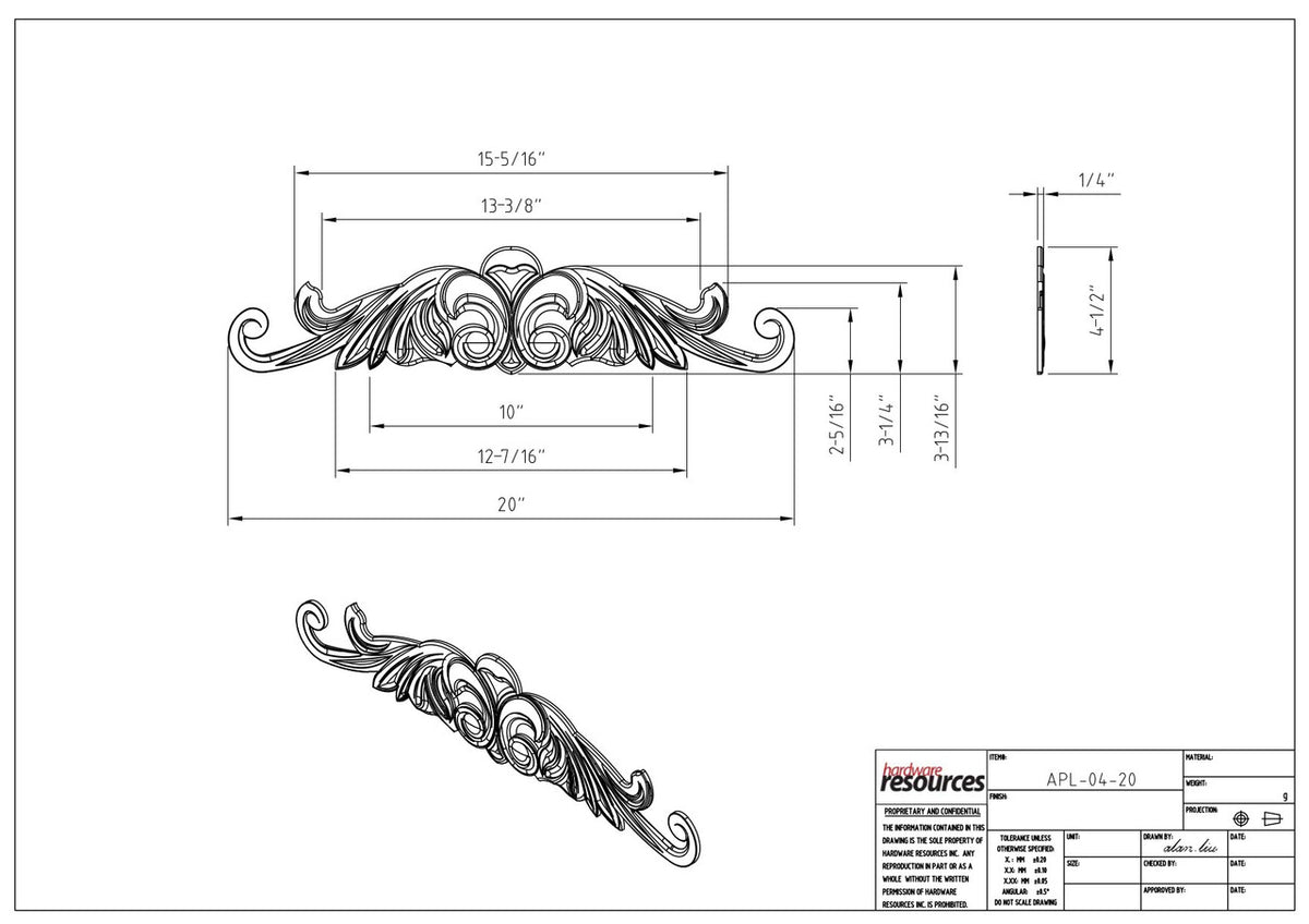 Specification Drawing