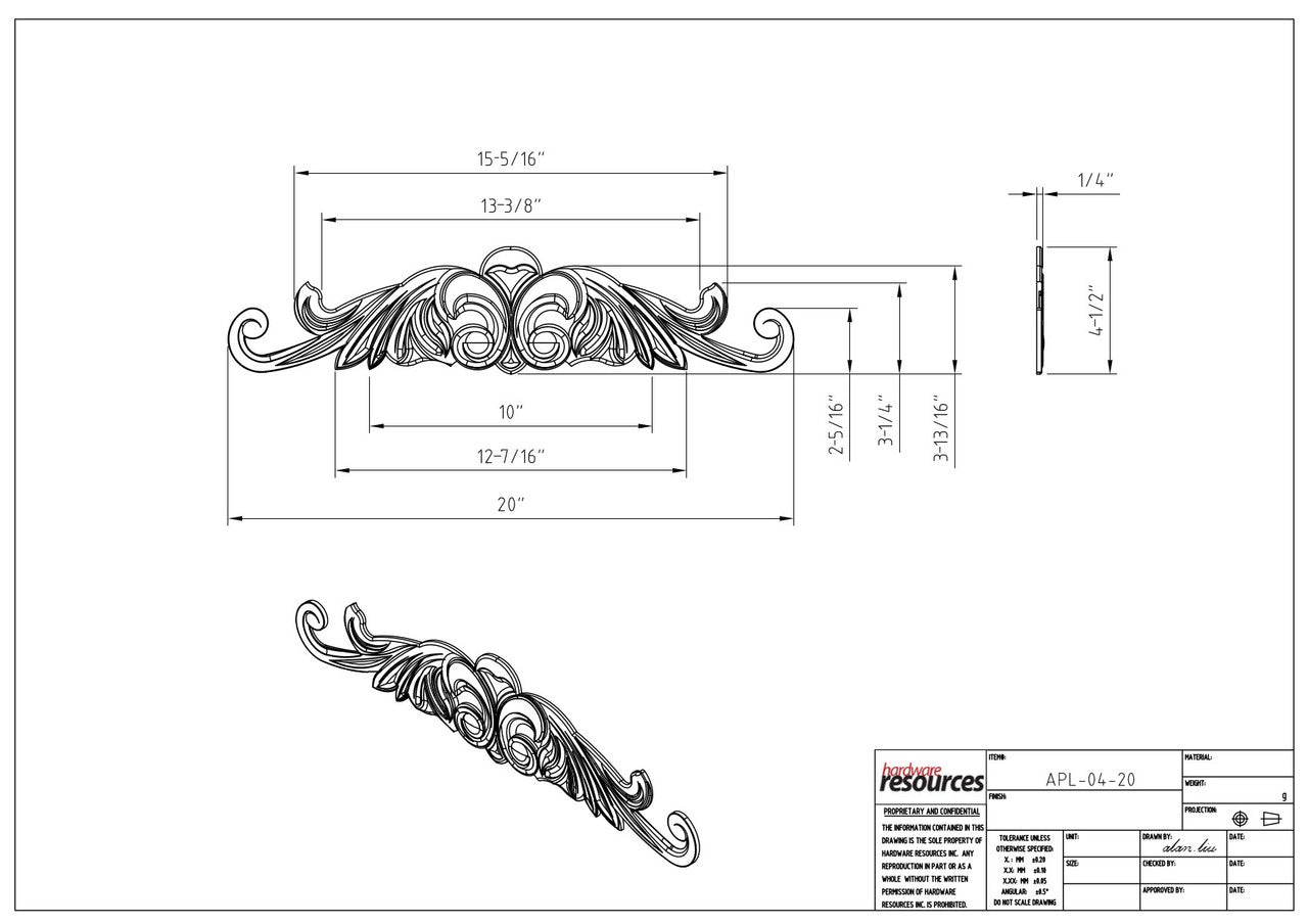 Specification Drawing
