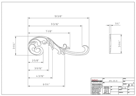 Specification Drawing