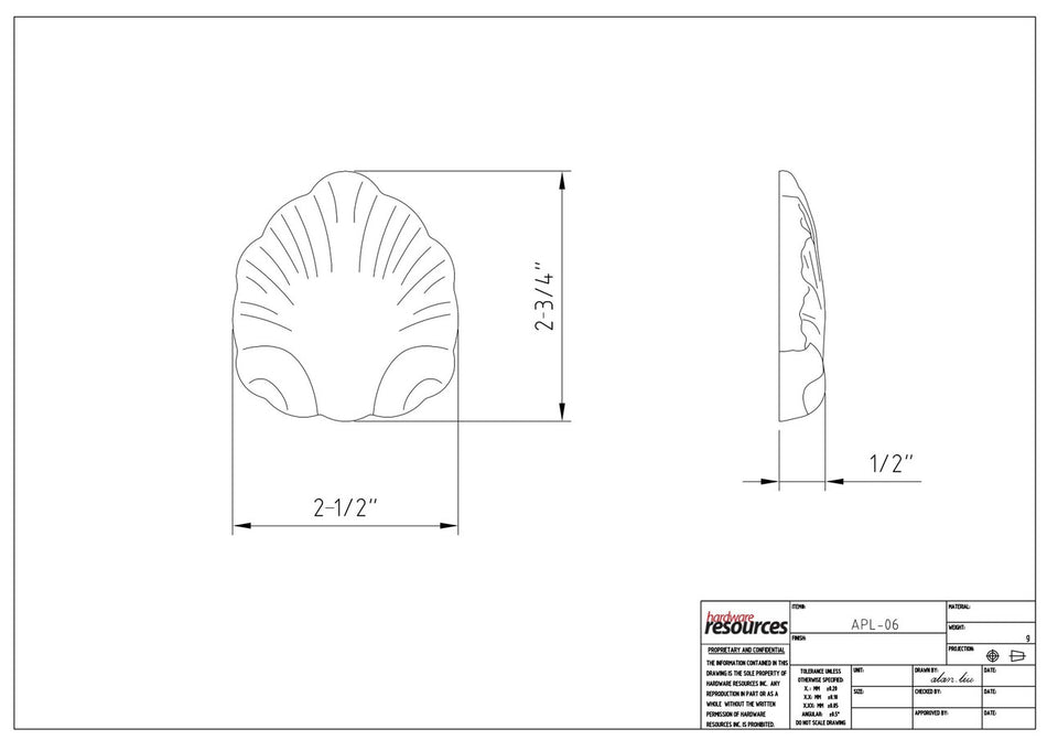 Specification Drawing