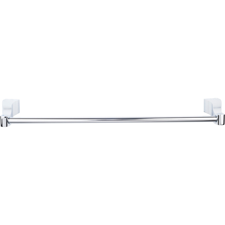 Top Knobs AQ10PC: 30" cc Aqua Bath Single Towel Bar - Polished Chrome