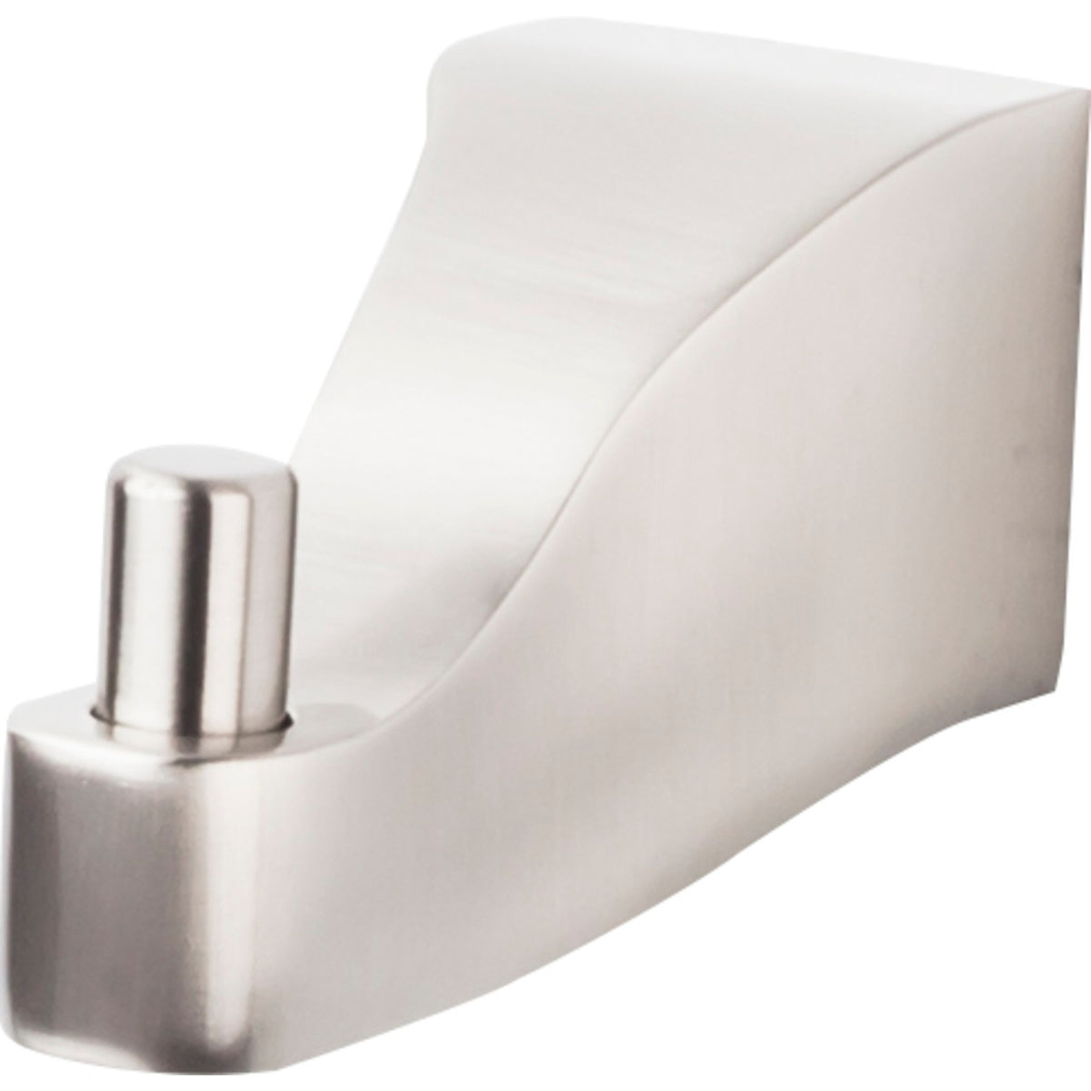Top Knobs AQ1BSN: Aqua Bath Single Wall Hook - Brushed Satin Nickel