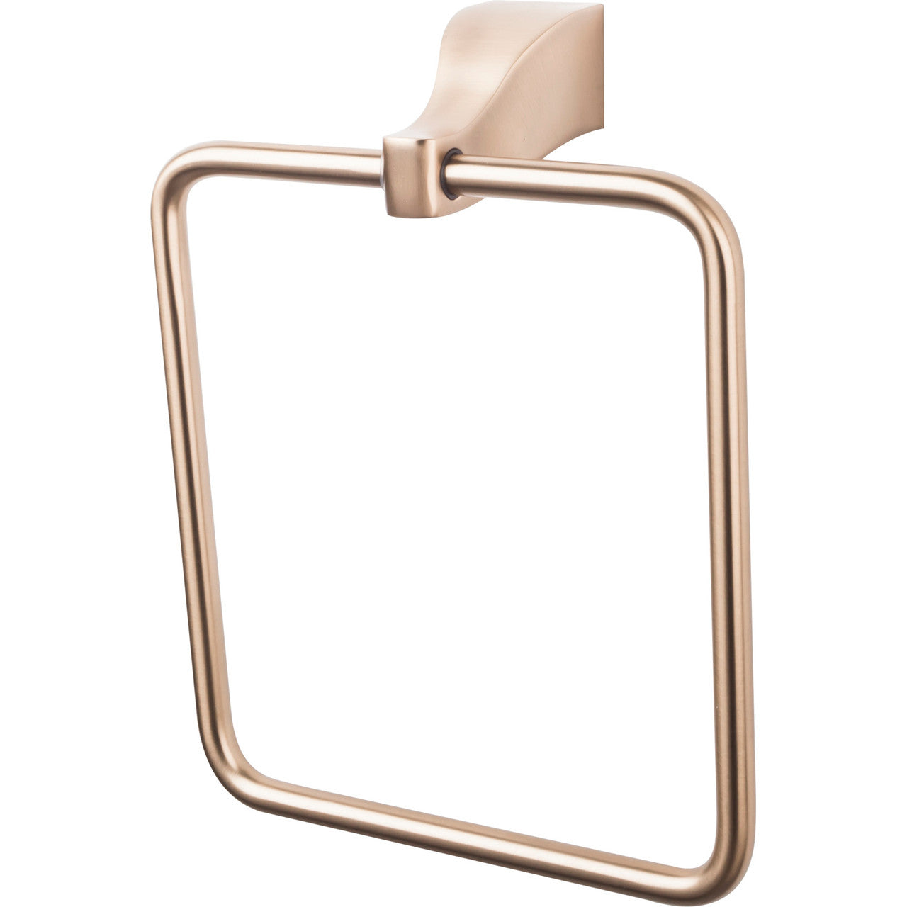 Top Knobs AQ5BB: Aqua Bath Towel Ring - Brushed Bronze