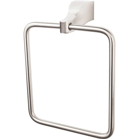 Top Knobs AQ5BSN: Aqua Bath Towel Ring - Brushed Satin Nickel