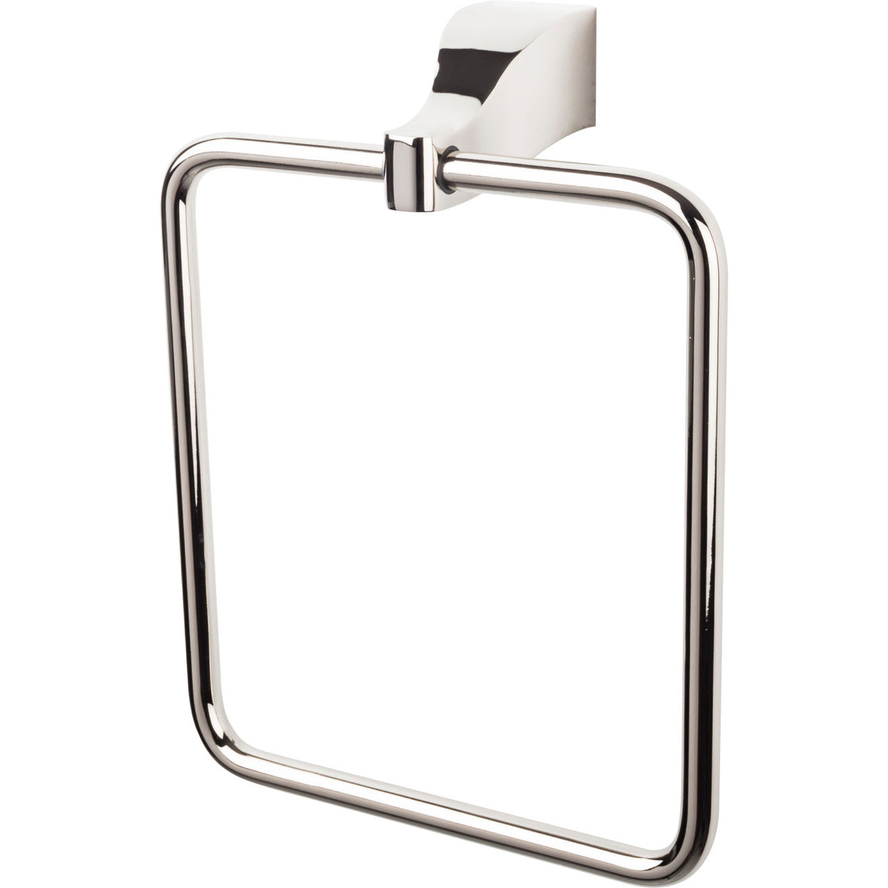 Top Knobs AQ5PN: Aqua Bath Towel Ring - Polished Nickel