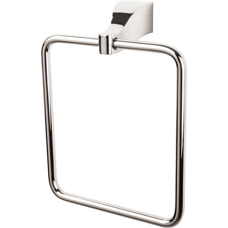 Top Knobs AQ5PN: Aqua Bath Towel Ring - Polished Nickel