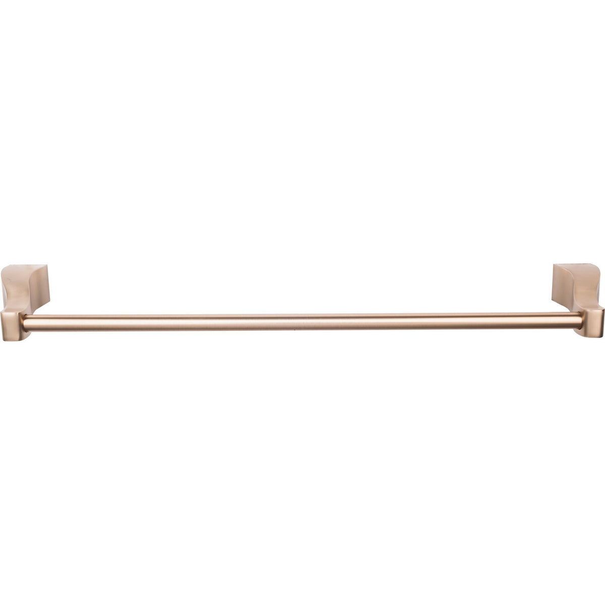 Top Knobs AQ8BB: 24" cc Aqua Bath Single Towel Bar - Brushed Bronze