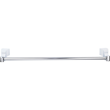 Top Knobs AQ8PC: 24" cc Aqua Bath Single Towel Bar - Polished Chrome