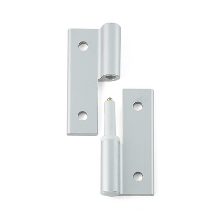 Sugatsune AS-HG-AL-NL3030: 50mm Aluminum Lift-Off Hinge (left) - Matte Silver