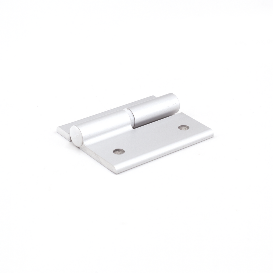 Sugatsune AS-HG-AL-NL4020: 50mm Aluminum Lift-Off Hinge (left) - Matte Silver