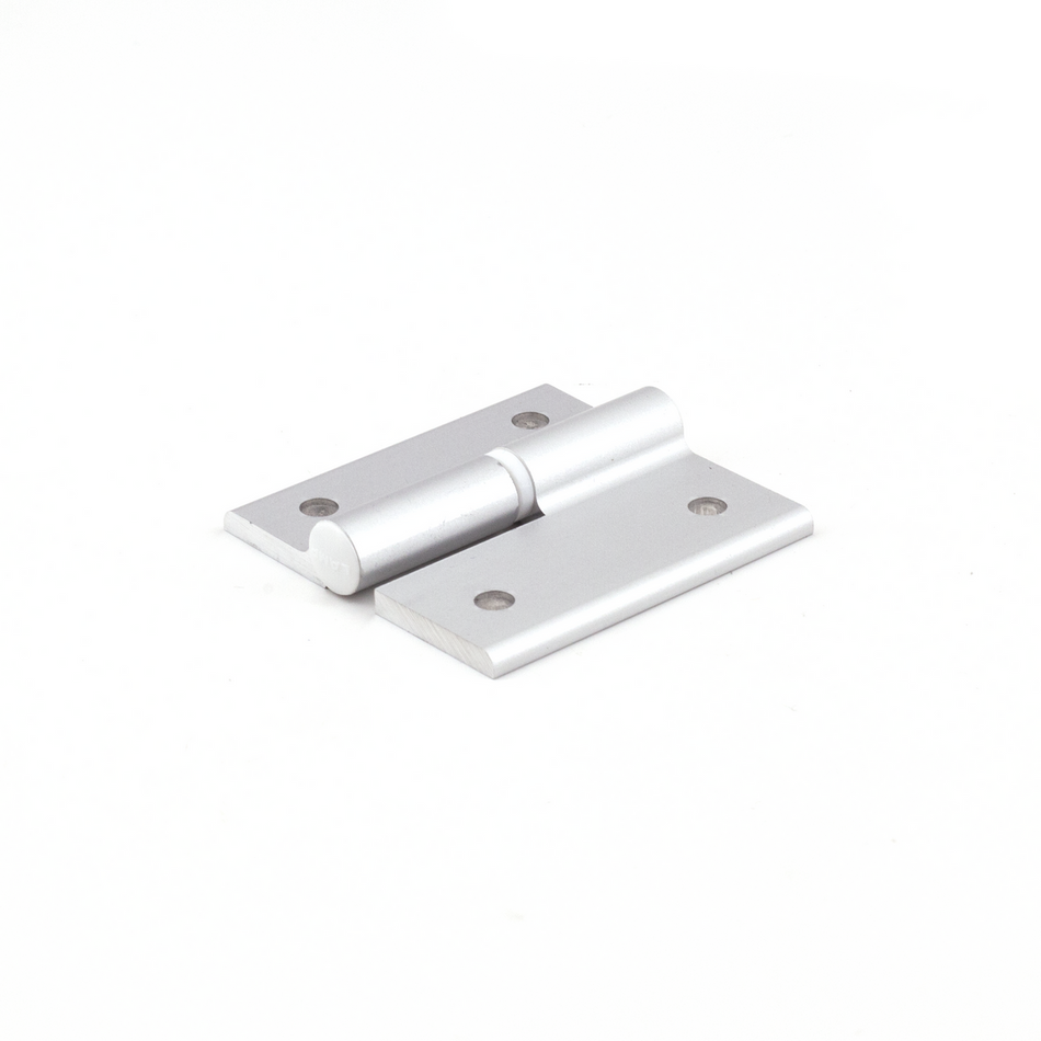 Sugatsune AS-HG-AL-NR3040: 57mm Aluminum Lift-Off Hinge (right) - Matte Silver