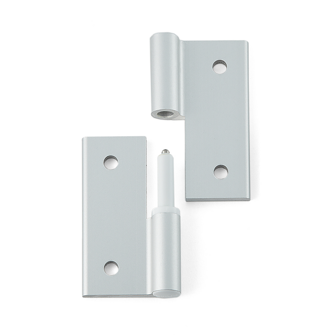 Sugatsune AS-HG-AL-NR4040: 64mm Aluminum Lift-Off Hinge (right) - Matte Silver