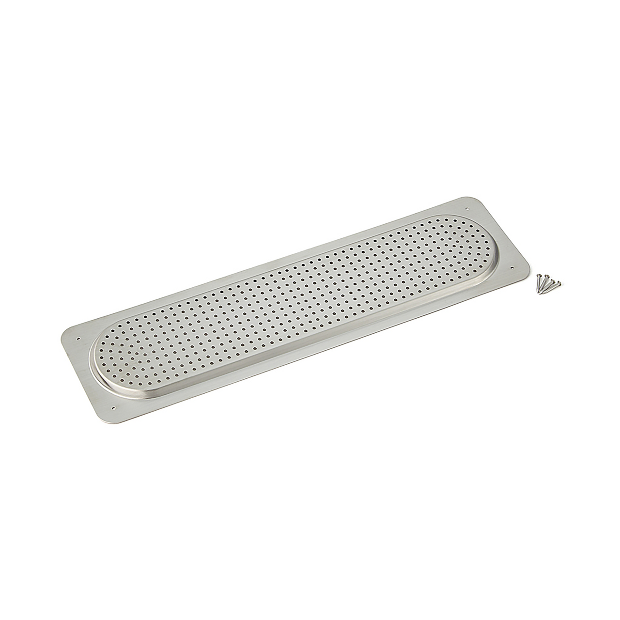 Sugatsune AST-210: 210mm Oval Ventilator - Satin Stainless Steel