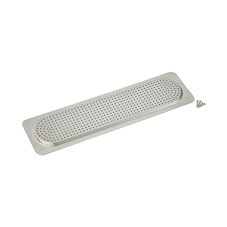 Sugatsune AST-210: 210mm Oval Ventilator - Satin Stainless Steel