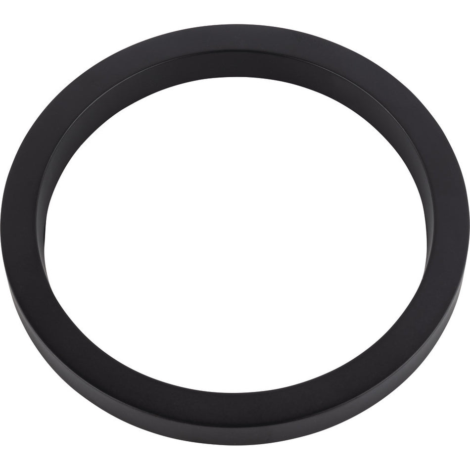 Atlas AVN0-L-BL: 6" Modern Avalon House Number Zero - Matte Black