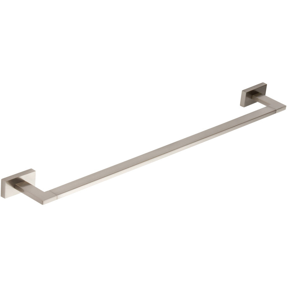 Atlas AXTB600-BRN: 21-1/2" cc Axel Single Towel Bar - Brushed Nickel